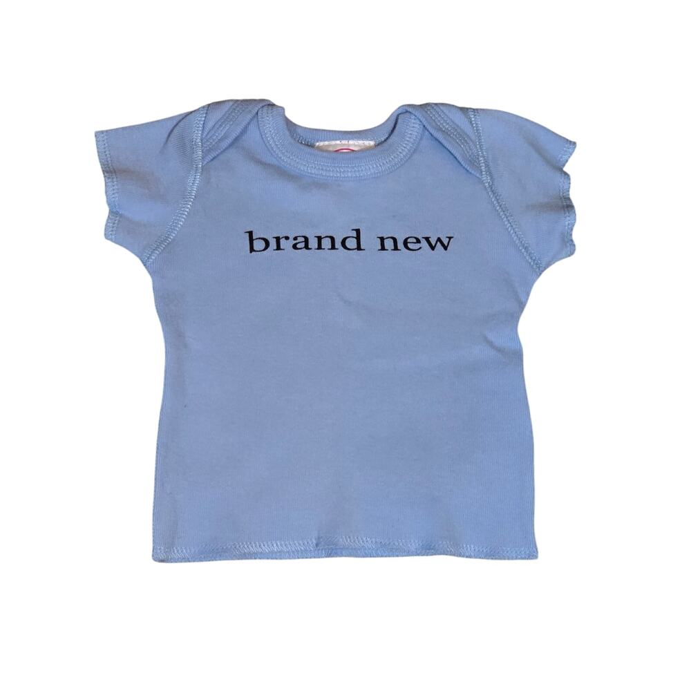 Little Showoffs Brand New Blue T Shirt Newborn